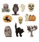 Buttons Galore and More Craft & Sewing Buttons - Graveyard - 30 Buttons